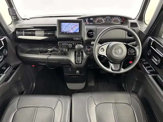 ホンダ Ｎ ＢＯＸ カスタム L 福岡県 2022(令4)年 3.2万km クリスタルブラックパール 社外ナビ／フルセグＴＶ　/バックカメラ　/アダプティブクルコン　/ＥＴＣ　/コーナーセンサー　/衝突被害軽減ブレーキ　/レーンキープ　/両側電動スライドドア　/シートヒーター　/純正１４インチＡＷ　/ＬＥＤヘッドライト