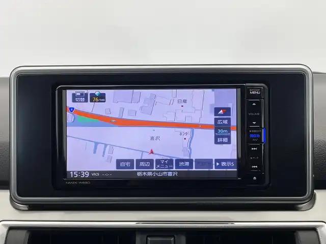 ダイハツ キャスト スタイル G SAⅢ 栃木県 2017(平29)年 4.3万km ファイアークォーツレッドM 純正メモリナビ/（CD/DVD/フルセグTV/Bluetooth/SD）/コーナーセンサー/前方ドライブレコーダー/禁煙車/オートライト/LEDヘッドライト/横滑り防止装置/スマートキー/プッシュスタート/アイドリングストップ/純正15インチアルミホイール/純正フロアマット