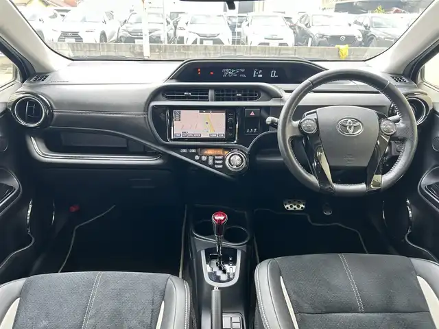 トヨタ アクア G G’s 兵庫県 2016(平28)年 6.4万km ライムホワイトパールクリスタルシャイン