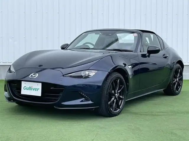 マツダ ロードスター ＲＦ RS 香川県 2021(令3)年 2.2万km ディープクリスタルブルーマイカ ６ＭＴ/純正ナビ/ＣＤ／ＤＶＤ/フルセグTV/Bluetooth接続/ミュージックプレイヤー接続/→AUX・Apple ｐｌａｙ・Ａｎｄｏｒｏｉｄ Ａｕｔｏ/ＲＥＣＡＲＯシート/ハーフレザーシート/シートヒーター/革巻きステアリング/ステアリングリモコン/クルーズコントロール/ＬＥＤヘッドライト/ドライブレコーダー/プッシュスタート/スマートキー/スペアキー