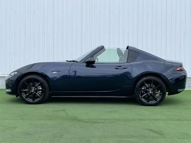 マツダ ロードスター ＲＦ RS 香川県 2021(令3)年 2.2万km ディープクリスタルブルーマイカ ６ＭＴ/純正ナビ/ＣＤ／ＤＶＤ/フルセグTV/Bluetooth接続/ミュージックプレイヤー接続/→AUX・Apple ｐｌａｙ・Ａｎｄｏｒｏｉｄ Ａｕｔｏ/ＲＥＣＡＲＯシート/ハーフレザーシート/シートヒーター/革巻きステアリング/ステアリングリモコン/クルーズコントロール/ＬＥＤヘッドライト/ドライブレコーダー/プッシュスタート/スマートキー/スペアキー