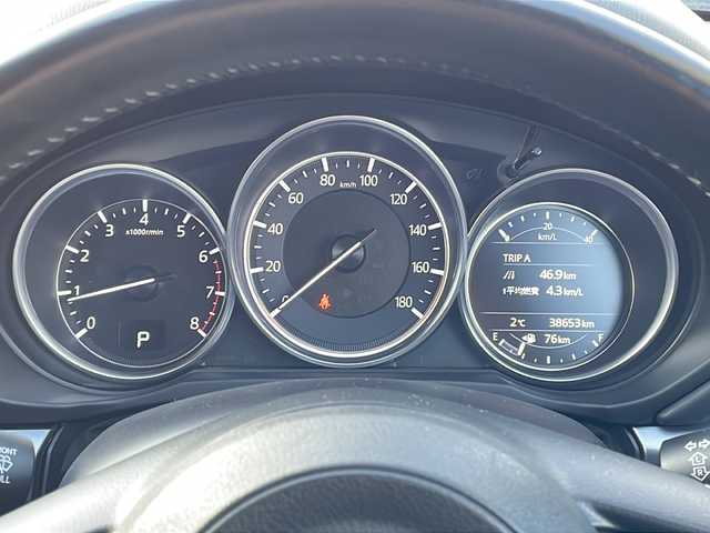 マツダ ＣＸ－５ 25S プロアクティブ 福島県 2017(平29)年 3.9万km ディープクリスタルブルーマイカ ＢＯＳＥサウンド　純正ナビ　バックＣ　ＨＵＤ　ＢＳＭ　フルセグ　追従クルコン　ビルトインＥＴＣ　前後ドラレコ　ステリモ　前席シートヒーター　ハンドルヒーター　電子Ｐ　スペアキー　純正エンスタ　フォグ