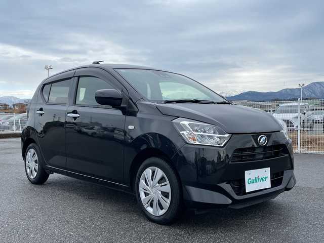 ダイハツ ミラ イース X リミテッド SAⅢ 富山県 2021(令3)年 3.3万km ブラックマイカメタリック 純正メモリナビ/【CD/DVD/BT/フルセグTV/USB/iPod】/バックカメラ/ETC/純正ドライブレコーダー/横滑り防止装置/スペアキー/取扱説明書/保証書