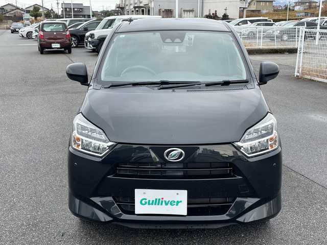 ダイハツ ミラ イース X リミテッド SAⅢ 富山県 2021(令3)年 3.3万km ブラックマイカメタリック 純正メモリナビ/【CD/DVD/BT/フルセグTV/USB/iPod】/バックカメラ/ETC/純正ドライブレコーダー/横滑り防止装置/スペアキー/取扱説明書/保証書