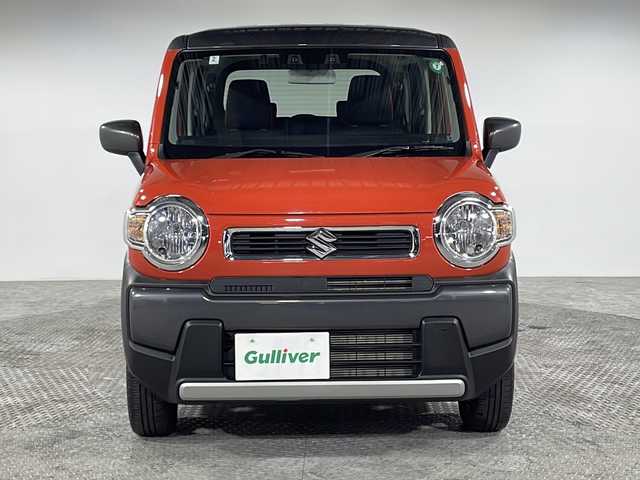 スズキ ハスラー HYBRID G 神奈川県 2024(令6)年 1.2万km バーミリオンオレンジ/ガンメタリック2トーン 社外ナビ/　(AM/FM/CD/DVD/SD/Bluetooth)/フルセグTV/バックカメラ/ETC/ステアリングスイッチ/アダプティブクルーズコントロール/デュアルカメラブレーキサポート/アイドリングストップ/プッシュエンジンスタート/スマートキー/リアコーナーセンサー/前席シートヒーター/オートライト/ヘッドライトレベライザー/電動格納ミラー/ドアバイザー/純正フロアマット