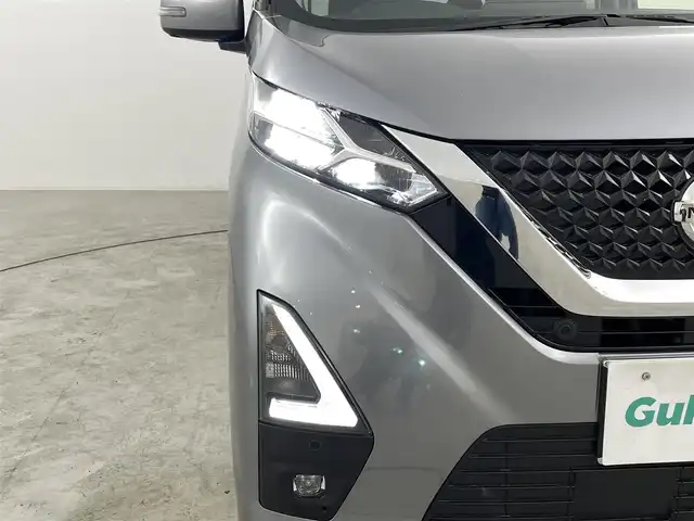 日産 デイズ ハイウェイスターX 福島県 2022(令4)年 3.1万km チタニウムグレーメタリック 社外HDDナビゲーション/型式：AVAC-RL711/【AM/FM/CD/DVD/USB/Bluetooth/フルセグTV】/・全方位カメラ/・社外ETC/エマージェンシーブレーキ/車線逸脱警報装置/踏み間違い防止装置/オートマチックハイビーム/前後コーナーセンサー/HIDヘッドライト/・フロントフォグライト/・オートライト/・ヘッドライトレベライザー/SOSコール/ステアリングスイッチ/プッシュスタート/・スマートキー/・スペアキー/取扱説明書/・保証書