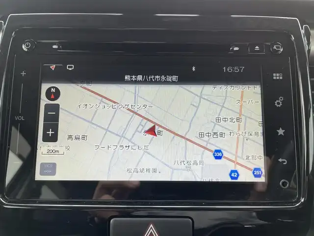 スズキ ハスラー Jスタイル Ⅱ ターボ 熊本県 2017(平29)年 6.1万km フェニックスレッドパール/ホワイト2トーンルーフ 純正ナビ/・AM/FM/CD/DVD/USB/AUX/BT/フルセグTV/・全周囲カメラ/衝突軽減ブレーキ/車線逸脱警報/クルーズコントロール/ステアリングリモコン/パドルシフト/アイドリングストップ/ビルトインＥＴＣ/ハーフレザーシート/・Ｄ／Ｎシートヒーター/ＨＩＤヘッドライト/オートライト/フォグランプ/スマートキー/スペアキー/プッシュスタート/純正ラバーマット/純正ドアバイザー/純正アルミホイール