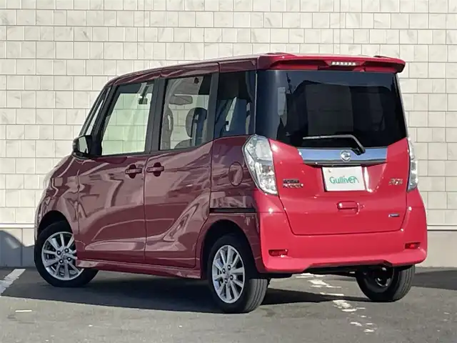 日産 デイズ ルークス HWS X Vセレ +SeftyⅡ 愛知県 2015(平27)年 8.6万km アゼリアピンク 純正SDメモリーナビ/全方位カメラ/フルセグTV/CD/DVD再生/Bluetooth/USB接続/ドライブレコーダー（前）/横滑り防止装置/ハーモニクスいホーンSP/衝突軽減ブレーキ/助手席側パワースライドドア&運転席側スライドドア/純正フロアマット&社外製フロアマット/ベンチシート/純正14インチアルミホイール/HIDヘッドライト/スマートキー/プッシュスタート