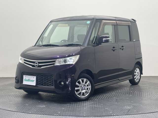 日産 ルークス ハイウェイスター リミテッド 愛媛県 2011(平23)年 10.8万km ミステリアスバイオレットパール 社外ナビ/Bluetooth/フルセグ/バックカメラ/キセノンライト/オートライト/横滑り防止装置/社外13インチアルミ/純正フロアマット/ETC/プッシュスタート/電動格納ミラー