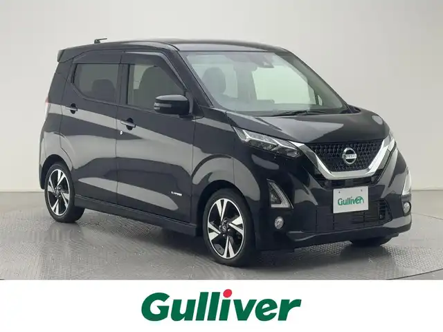 日産 デイズ ハイウェイスターG ターボ 兵庫県 2019(令1)年 5.9万km ブラック エマージェンシーブレーキ/アラウンドビューモニター/純正アルミホイール/純正フロアマット/シートヒーター/フロアマット