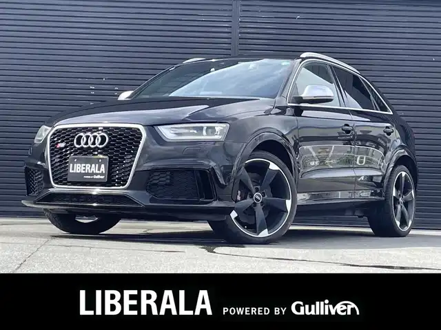 アウディ ＲＳＱ３ 三重県 2014(平26)年 7.7万km ファントムブラックパールエフェクト 純正HDDナビ(フルセグTV/CD/DVD/BT)/バックモニター/BOSEサウンド/コーナーセンサー/アウディサイドアシスト/アウディアクティブレーンアシスト /クルーズコントロール/純正ドライブレコーダー/レーダー探知機/ETC/シートヒーター/USB/純正フロアマット/純正20インチアルミホイール/プッシュスタート/スマートキー