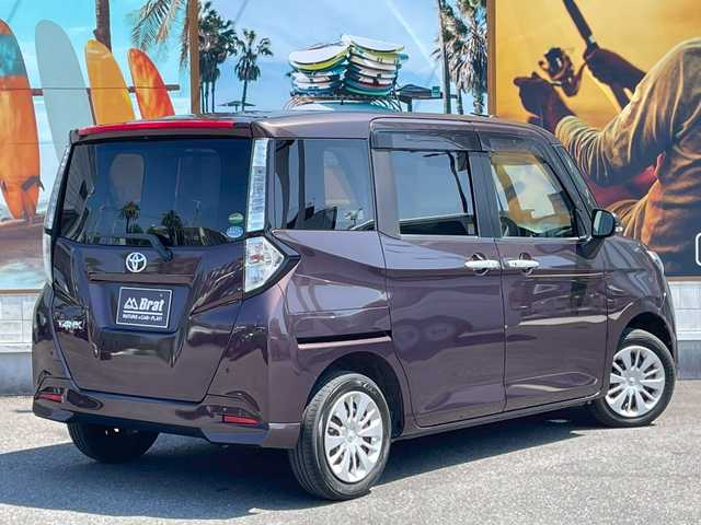 トヨタ タンク G S 宮崎県 2018(平30)年 6.5万km 茶 両側パワースライド/バイザー/スマートキー/純正オーディオ（ラジオ、CD、AUX）/クルコン/ブレーキサポート/アイストップ/LEDライト/純正フロアマット/ETC/バックソナー/Rドアサンシェード