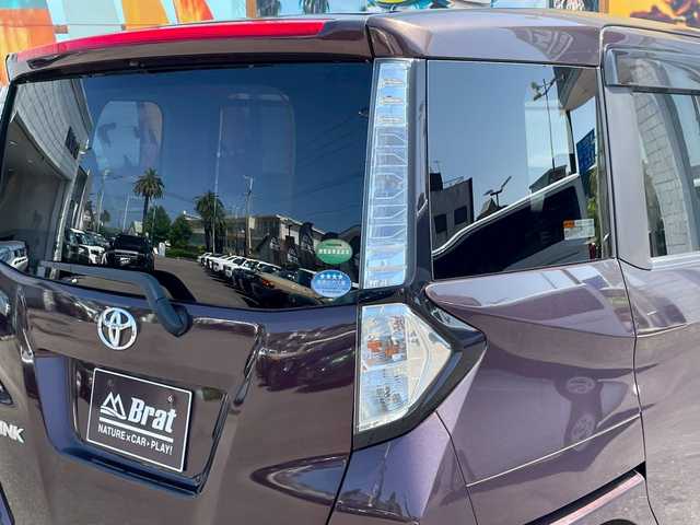 トヨタ タンク G S 宮崎県 2018(平30)年 6.5万km 茶 両側パワースライド/バイザー/スマートキー/純正オーディオ（ラジオ、CD、AUX）/クルコン/ブレーキサポート/アイストップ/LEDライト/純正フロアマット/ETC/バックソナー/Rドアサンシェード