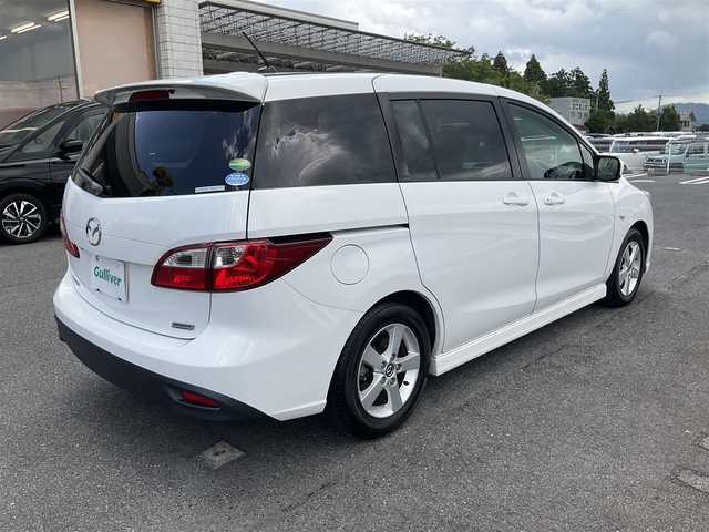 マツダ プレマシー 20S スカイアクティブ 滋賀県 2013(平25)年 7.7万km クリスタルホワイトパールマイカ ワンオーナー/車検8年7月まで/純正ナビ/Bluetooth、DVD、CD、フルセグテレビ/ETC/片側パワースライドドア/純正HIDヘッドライト/純正フロアマット/純正15インチアルミホイール/スペアキー有り/取扱説明書/保証書