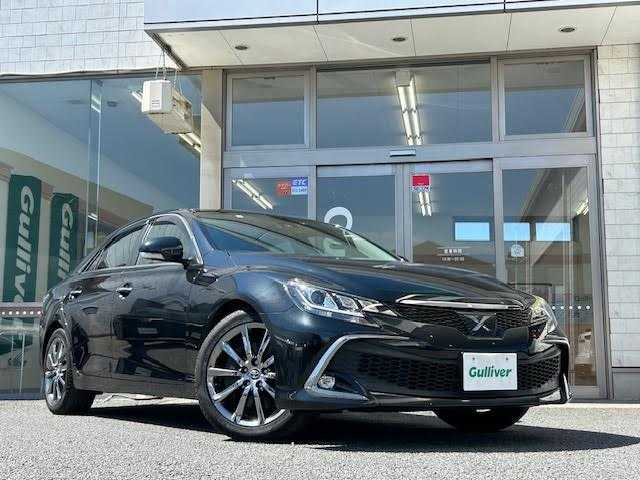 トヨタ マークＸ 350RDS 埼玉県 2017(平29)年 2.5万km プレシャスブラックパール 純正SDナビ/【CD/DVD/フルセグ/Bluetooth】/バックカメラ/レーダークルーズコントロール/ETC/シートヒーター/ハーフレザーシート/LEDヘッドライト/保証書/取扱説明書/スペアキー
