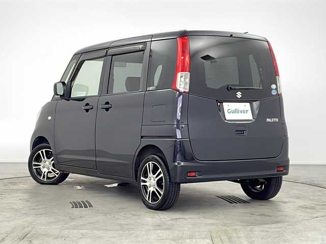 スズキ パレット X 愛知県 2011(平23)年 10.6万km ブルーイッシュブラックパール3 社外HDDナビ/・AM/FM/フルセグTV/CD/DVD/BT/USB/片側パワースライドドア/プッシュスタート/ETC/フルフラットシート/ベンチシート/HIDヘッドライト/電動ミラー/社外フロアマット/オートエアコン/ドアバイザー/W＋Sエアバック