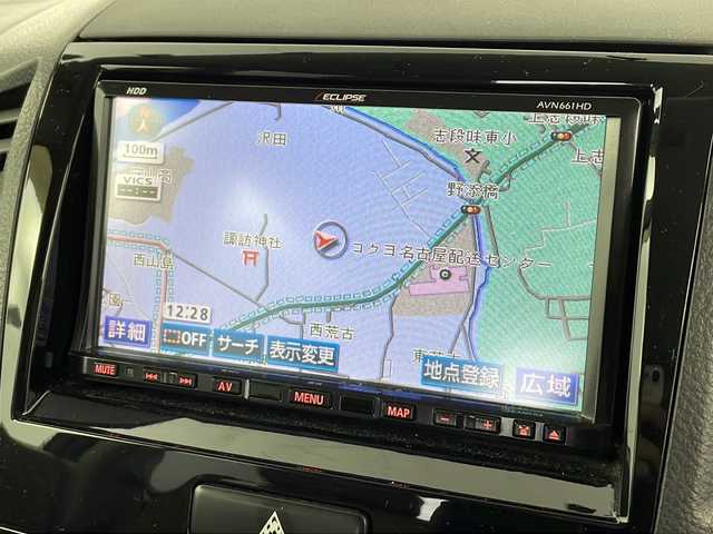 スズキ パレット X 愛知県 2011(平23)年 10.6万km ブルーイッシュブラックパール3 社外HDDナビ/・AM/FM/フルセグTV/CD/DVD/BT/USB/片側パワースライドドア/プッシュスタート/ETC/フルフラットシート/ベンチシート/HIDヘッドライト/電動ミラー/社外フロアマット/オートエアコン/ドアバイザー/W＋Sエアバック