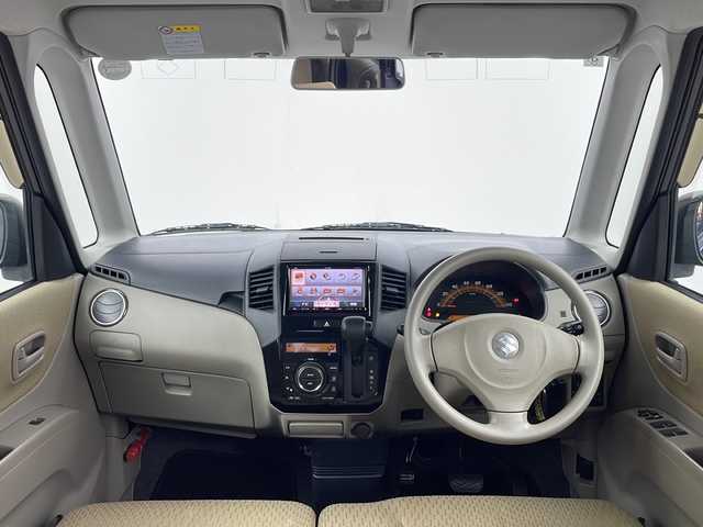 スズキ パレット X 愛知県 2011(平23)年 10.6万km ブルーイッシュブラックパール3 /社外HDDナビ//AM・FM・フルセグTV・CD・DVD・BT・USB//片側パワースライドドア//プッシュスタート//ETC//フルフラットシート//ベンチシート//HIDヘッドライト//電動ミラー//社外フロアマット//オートエアコン//ドアバイザー//W＋Sエアバッグ