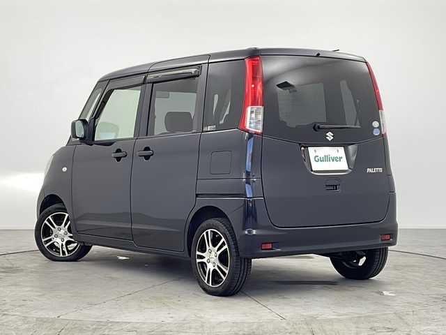 スズキ パレット X 愛知県 2011(平23)年 10.6万km ブルーイッシュブラックパール3 /社外HDDナビ//AM・FM・フルセグTV・CD・DVD・BT・USB//片側パワースライドドア//プッシュスタート//ETC//フルフラットシート//ベンチシート//HIDヘッドライト//電動ミラー//社外フロアマット//オートエアコン//ドアバイザー//W＋Sエアバッグ