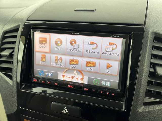 スズキ パレット X 愛知県 2011(平23)年 10.6万km ブルーイッシュブラックパール3 /社外HDDナビ//AM・FM・フルセグTV・CD・DVD・BT・USB//片側パワースライドドア//プッシュスタート//ETC//フルフラットシート//ベンチシート//HIDヘッドライト//電動ミラー//社外フロアマット//オートエアコン//ドアバイザー//W＋Sエアバッグ