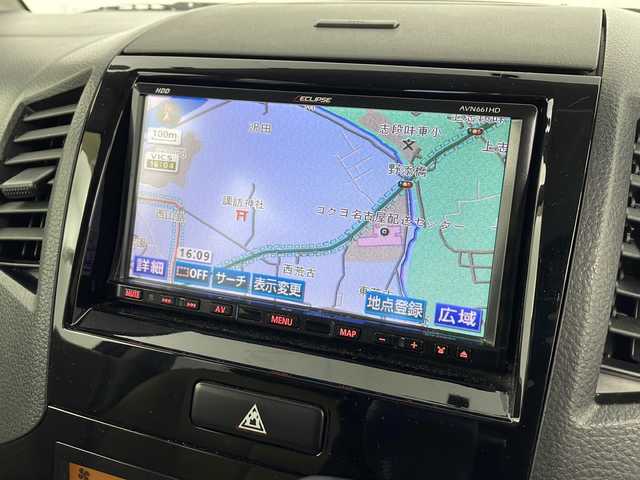 スズキ パレット X 愛知県 2011(平23)年 10.6万km ブルーイッシュブラックパール3 /社外HDDナビ//AM・FM・フルセグTV・CD・DVD・BT・USB//片側パワースライドドア//プッシュスタート//ETC//フルフラットシート//ベンチシート//HIDヘッドライト//電動ミラー//社外フロアマット//オートエアコン//ドアバイザー//W＋Sエアバッグ