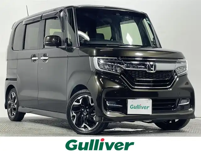 ホンダ Ｎ ＢＯＸ G EX ターボ ホンダセンシング 大阪府 2017(平29)年 2.6万km プレミアムグラマラスブロンズP ターボ　純正大型ナビＴＶ　ハーフレザー　レーダークルコン　衝突軽減　バックカメラ　ＥＴＣ　ドラレコ　両側電動　レーンアシスト　オートハイビーム　アイドリングストップ　ＬＥＤヘッドライト　スマートキー