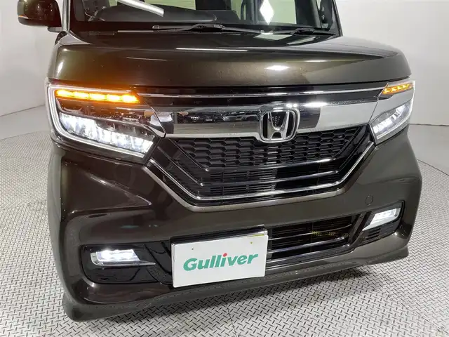 ホンダ Ｎ ＢＯＸ G EX ターボ ホンダセンシング 大阪府 2017(平29)年 2.6万km プレミアムグラマラスブロンズP ターボ　純正大型ナビＴＶ　ハーフレザー　レーダークルコン　衝突軽減　バックカメラ　ＥＴＣ　ドラレコ　両側電動　レーンアシスト　オートハイビーム　アイドリングストップ　ＬＥＤヘッドライト　スマートキー