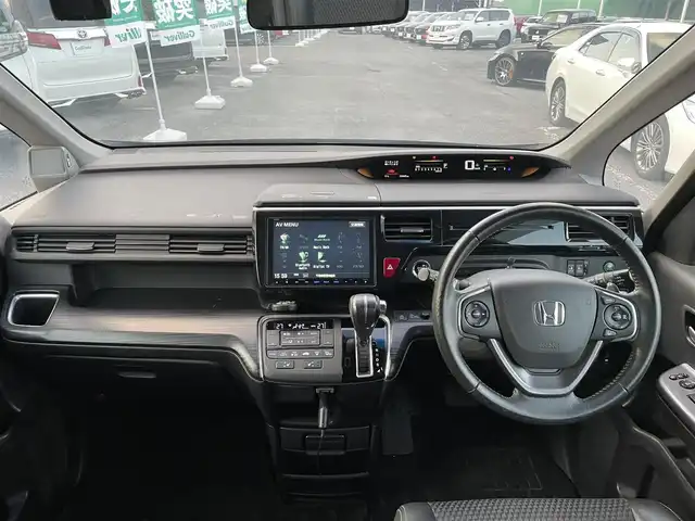 ホンダ ステップワゴン スパーダ クールスピリット 千葉県 2015(平27)年 12.5万km プレミアムスパイスパープルP ・純正ナビ（VXM-155VFNi）/・TV/BT/DVD/USB/・衝突被害軽減ブレーキ/・レーンキープアシスト/・レーダークルーズコントロール/・ビルドインETC/・パドルシフト/・シートヒーター/・LEDヘッドライト/・フォグランプ/・社外後席モニター（アルパイン）/・ビルトインETC/・純正17インチAW/・ワクワクゲート/・社外ドライブレコーダー/・スマートキー/・スペアキー有/・プッシュスタート/・保証書/・取扱説明書