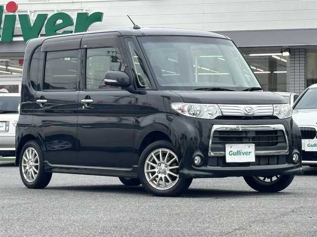 ダイハツ タント カスタム X スペシャル 愛知県 2012(平24)年 5.4万km ブラックマイカメタリック /禁煙//ワンオーナー//純正ナビ//CD/DVD/BT/MSU/フルセグ//バックカメラ//ETC//パワースライドドア//シートリフター//アイドリングストップ//HIDオートライト//フォグランプ//スペアタイヤ有//電格ウインカーミラー//純正フロアマット//純正ドアバイザー//スペアスマートキー//D記録簿　H25.1 6 //記録簿　R3.11 R5.11//新車保証書//取扱説明書//ナビ取扱説明書