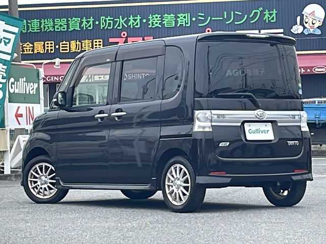 ダイハツ タント カスタム X スペシャル 愛知県 2012(平24)年 5.4万km ブラックマイカメタリック /禁煙//ワンオーナー//純正ナビ//CD/DVD/BT/MSU/フルセグ//バックカメラ//ETC//パワースライドドア//シートリフター//アイドリングストップ//HIDオートライト//フォグランプ//スペアタイヤ有//電格ウインカーミラー//純正フロアマット//純正ドアバイザー//スペアスマートキー//D記録簿　H25.1 6 //記録簿　R3.11 R5.11//新車保証書//取扱説明書//ナビ取扱説明書