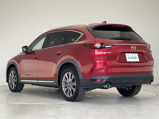 マツダ ＣＸ－８ XD Lパッケージ 愛知県 2018(平30)年 3.3万km ソウルレッドクリスタルM 衝突軽減システム/BOSEプレミアムサウンド/純正SDナビ（SDなし）/全方位カメラ/レーダークルーズコントロール/シートヒーター/エアシート/CD/DVD/Bluetooth/バックカメラ/電動リアゲート/パワーシート/ヘッドアップディスプレイ/コーナーセンサー/純正アルミホイール/ブラインドスポットモニター/LEDヘッドライト/リアオートエアコン/ステアリングヒーター/ルーフレール/ドライブレコーダー/ETC/ステアリングスイッチ/スマートキー/プッシュスタート