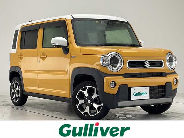 スズキ ハスラー HYBRID X ターボ 愛知県 2020(令2)年 3万km アクティブイエロー/ホワイト2トーンルーフ 衝突軽減システム/純正SDナビ/レーダークルーズコントロール/シートヒーター/フルセグ/CD/DVD/Bluetooth/バックカメラ/コーナーセンサー/純正アルミホイール/LEDヘッドライト/パドルシフト/オートマチックハイビーム/ドライブレコーダー/ETC/ステアリングスイッチ/スマートキー/プッシュスタート