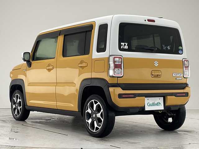 スズキ ハスラー HYBRID X ターボ 愛知県 2020(令2)年 3万km アクティブイエロー/ホワイト2トーンルーフ 衝突軽減システム/純正SDナビ/レーダークルーズコントロール/シートヒーター/フルセグ/CD/DVD/Bluetooth/バックカメラ/コーナーセンサー/純正アルミホイール/LEDヘッドライト/パドルシフト/オートマチックハイビーム/ドライブレコーダー/ETC/ステアリングスイッチ/スマートキー/プッシュスタート
