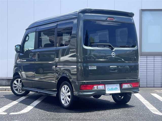 日産 ＮＶ１００クリッパー リオ G 三重県 2022(令4)年 2.5万km ＤグリーンＭ ナビ（FM/AM/Bluetooth/地デジTV/HDMI）/ETC/両側パワースライドドア/電動オートステップ(助手席側)/シートヒーター（運転席）/インテリジェントエマージェンシーブレーキ//　踏み間違い衝突防止アシスト//　エマージェンシーストップシグナル//　車線逸脱警報/ふらつき警報/先行車発進お知らせ//　ヒルアシスト/VDC/HIDヘッドランプ/オートライト/ハイビーム/メッキ枠付フロントフォグランプ/ボディ同色ドアミラー（電動オート格納機能/ウィンカー）/オートエアコンリアヒーター/オーバーヘッドシェルフ/USB電源ソケット/ソナー/インテリジェントキー/プッシュスタート/スペアキー