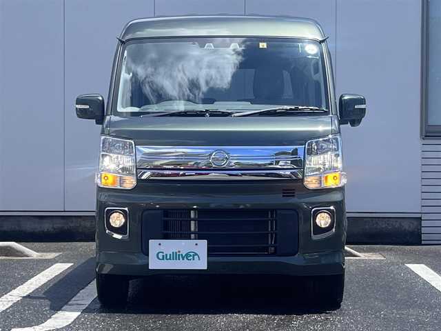 日産 ＮＶ１００クリッパー リオ G 三重県 2022(令4)年 2.5万km ＤグリーンＭ ナビ（FM/AM/Bluetooth/地デジTV/HDMI）/ETC/両側パワースライドドア/電動オートステップ(助手席側)/シートヒーター（運転席）/インテリジェントエマージェンシーブレーキ//　踏み間違い衝突防止アシスト//　エマージェンシーストップシグナル//　車線逸脱警報/ふらつき警報/先行車発進お知らせ//　ヒルアシスト/VDC/HIDヘッドランプ/オートライト/ハイビーム/メッキ枠付フロントフォグランプ/ボディ同色ドアミラー（電動オート格納機能/ウィンカー）/オートエアコンリアヒーター/オーバーヘッドシェルフ/USB電源ソケット/ソナー/インテリジェントキー/プッシュスタート/スペアキー