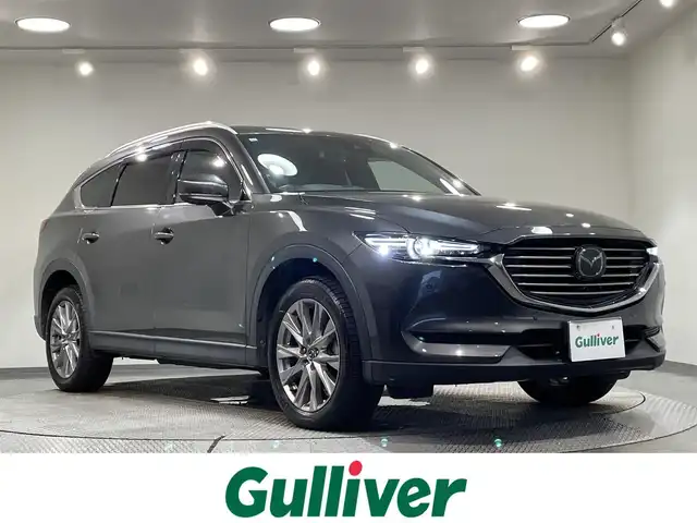 マツダ ＣＸ－８ XD プロアクティブ 愛知県 2018(平30)年 5.2万km マシーングレープレミアムM 純正8インチナビ/（Bluetooth/AM/FM/フルセグTV/Carplay）/電動リアゲート/ブラインドスポットモニター/シートヒーター/フリップダウンモニター/衝突軽減ブレーキ/アラウンドビューモニター/レーダークルーズコントロール/LEDヘッドライト/ETC/ドライブレコーダー/メモリ機能付きパワーシート/ステアリングヒーター/コーナーセンサー/ルーフレール/パーキングアシスト/スマートキー/純正19インチAW
