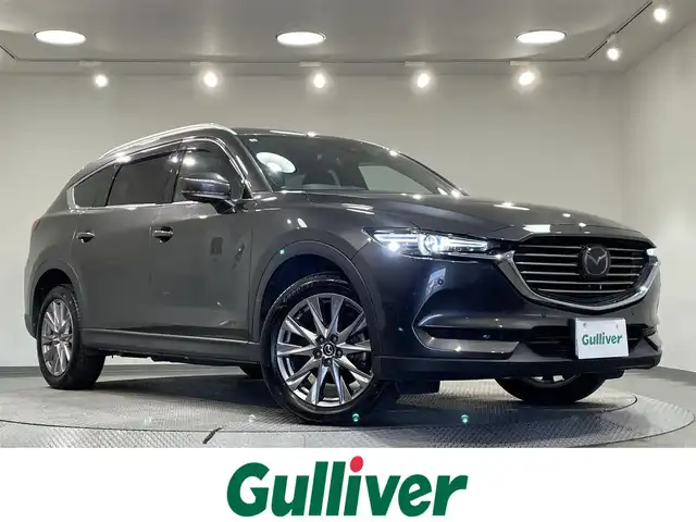 マツダ ＣＸ－８ XD プロアクティブ 愛知県 2018(平30)年 5.2万km マシーングレープレミアムM 純正8インチナビ/（Bluetooth/AM/FM/フルセグTV/Carplay）/電動リアゲート/ブラインドスポットモニター/シートヒーター/フリップダウンモニター/衝突軽減ブレーキ/アラウンドビューモニター/レーダークルーズコントロール/LEDヘッドライト/ETC/ドライブレコーダー/メモリ機能付きパワーシート/ステアリングヒーター/コーナーセンサー/ルーフレール/パーキングアシスト/スマートキー/純正19インチAW