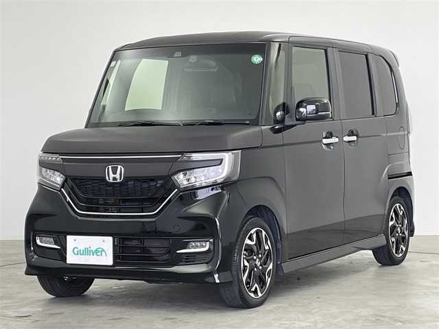 ホンダ Ｎ ＢＯＸ カスタム G L ターボ ホンダセンシング 群馬県 2019(平31)年 3.7万km クリスタルブラックパール 禁煙車　ターボ　両側パワースライドドア　純正ナビ　バックカメラ　ＥＴＣ　前後ドラレコ　本革ステアリング　ハーフレザーシート　純正アルミホイール　レーダークルーズコントロール　パドルシフト