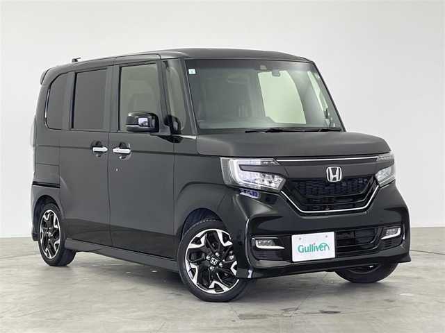 ホンダ Ｎ ＢＯＸ カスタム G L ターボ ホンダセンシング 群馬県 2019(平31)年 3.7万km クリスタルブラックパール 禁煙車　ターボ　両側パワースライドドア　純正ナビ　バックカメラ　ＥＴＣ　前後ドラレコ　本革ステアリング　ハーフレザーシート　純正アルミホイール　レーダークルーズコントロール　パドルシフト