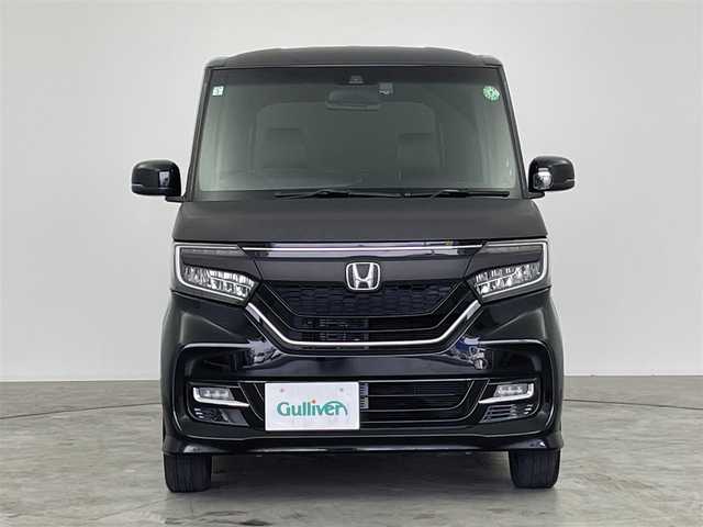 ホンダ Ｎ ＢＯＸ カスタム G L ターボ ホンダセンシング 群馬県 2019(平31)年 3.7万km クリスタルブラックパール 禁煙車　ターボ　両側パワースライドドア　純正ナビ　バックカメラ　ＥＴＣ　前後ドラレコ　本革ステアリング　ハーフレザーシート　純正アルミホイール　レーダークルーズコントロール　パドルシフト