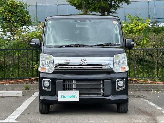 スズキ エブリィ ワゴン PZターボ スペシャル 宮城県 2020(令2)年 4.3万km ブルーイッシュブラックパール3 ワンオーナー/4WD/ターボ/両側パワースライドドア/純正ナビ/バックカメラ/フルセグTV/シートヒーター/前後ドラレコ/衝突軽減システム/レーンキープ/スマートキー/プッシュスタート/社外ホイール/ETC