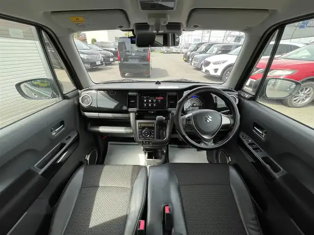 スズキ ハスラー Jスタイル Ⅱ 山形県 2016(平28)年 8.3万km クールカーキパールメタリック/ホワイト2トーンルーフ ４ＷＤ/純正ナビ/【CD/DVD/AM/FM/フルセグ/USB/BT/AUX)/ＨＩＤヘッドライト/フォグランプ/オートライト/ウィンカーミラー/ハーフレザーシート/前席シートヒーター/ブレーキアシスト/車線逸脱防止警報/グリップコントロール/ダウンヒルアシストコントロール/横滑り防止装置/プッシュスタート/スマートキー/電動格納ミラー/ドアミラーヒーター/純正ドアバイザー/純正フロアマット