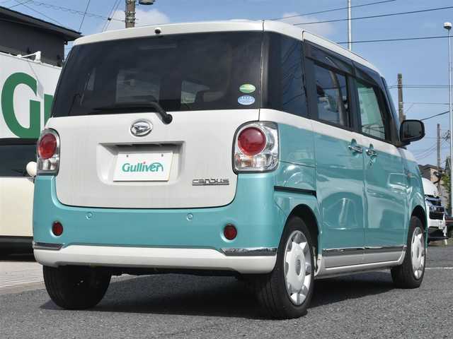 ダイハツ ムーヴ キャンバス G メイクアップ SA Ⅲ 神奈川県 2018(平30)年 1.4万km パールホワイトⅢ/ファインミントメタリック 2トーン ワンオーナー/メモリナビ/フルセグテレビ/バックカメラ/プッシュスタート/両側パワースライドドア/ドライブレコーダー/保証書/取説/ナビ説/記録(R.3.5)