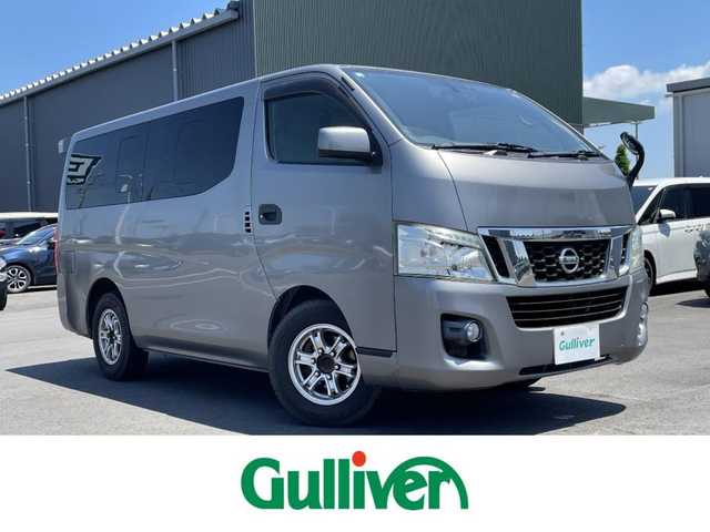 日産 ＮＶ３５０キャラバン DX 千葉県 2014(平26)年 16万km ブレードシルバー フリップダウンモニター/純正7インチSDナビ/CD DVD SD BT フルセグ/バックカメラ/社外15インチアルミホイール/純正フロアマット/電動格納ミラー/ドアバイザー/リモコンキー/ETC