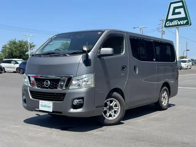 日産 ＮＶ３５０キャラバン DX 千葉県 2014(平26)年 16万km ブレードシルバー フリップダウンモニター/純正7インチSDナビ/CD DVD SD BT フルセグ/バックカメラ/社外15インチアルミホイール/純正フロアマット/電動格納ミラー/ドアバイザー/リモコンキー/ETC