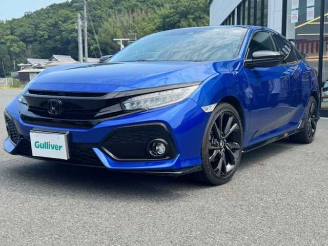 ホンダ シビック ハッチバック 兵庫県 2018(平30)年 7.9万km 青Ｍ 社外（パイオニア）メモリナビ/・BT/・CD/DVD/・AM/FM/衝突軽減システム/クルーズコントロール/カーテンエアバック/ABS/バックカメラ/レーンアシスト/アイドリングストップ/オートライト/フォグランプ/ミラーウィンカー/ミラーヒーター/ドラレコ