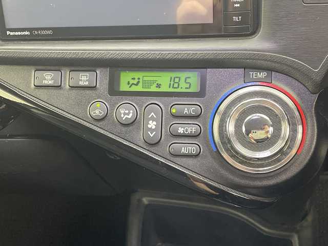 トヨタ アクア G ブラックソフトレザーセレ 愛知県 2014(平26)年 6万km ブラックマイカ 社外ナビ/・Bluetooth/・ワンセグテレビ/シートヒーター/バックカメラ/ＥＴＣ　/前後ドライブレコーダー/オートライト