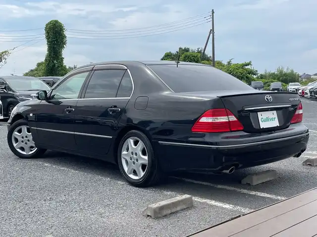 トヨタ セルシオ Cタイプ 千葉県 2003(平15)年 7.5万km ブラック サンルーフ 革シート ナビ バックカメラ 電動シート シートヒーター ウッドコンビハンドル ウッドコンビシフト ビルトインETC クルコン AFS 前後センサー トランクスポイラ HID オートライト