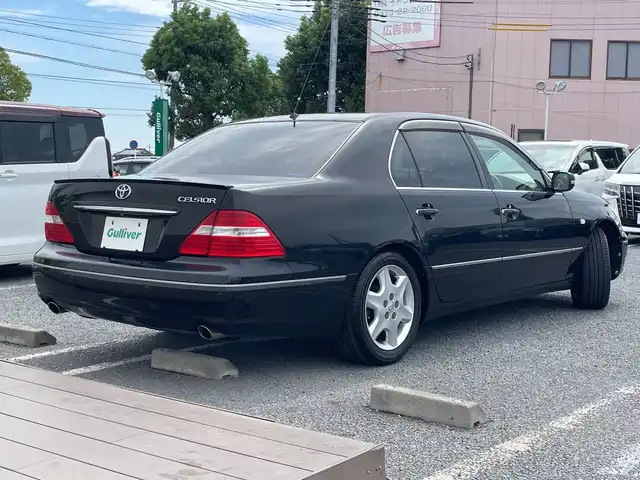 トヨタ セルシオ Cタイプ 千葉県 2003(平15)年 7.5万km ブラック サンルーフ 革シート ナビ バックカメラ 電動シート シートヒーター ウッドコンビハンドル ウッドコンビシフト ビルトインETC クルコン AFS 前後センサー トランクスポイラ HID オートライト