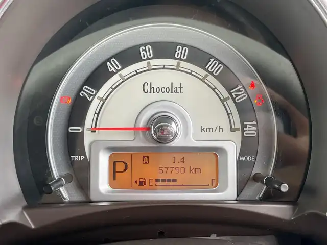 スズキ ラパン ショコラ G 島根県 2014(平26)年 5.8万km アーバンブラウンパールメタリック 社外メモリナビ　/フルセグＴＶ　/ＤＶＤ再生　/Ｂｌｕｅｔｏｏｔｈ接続　/前後ドライブレコーダー　/ビルトインＥＴＣ　/アイドリングストップ　/スマートキー　/プッシュスタート　/純正フロアマット